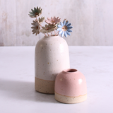 Pale Pink Mini Bud Vase Stoneware