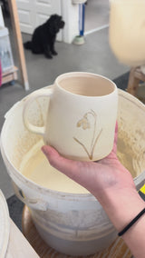 Snowdrop Stoneware Mug