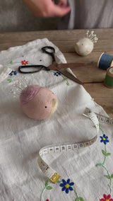 Handmade Ceramic Pin Cushion Bird