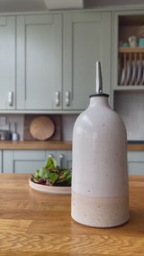 Personalised Oil Pourer Stoneware