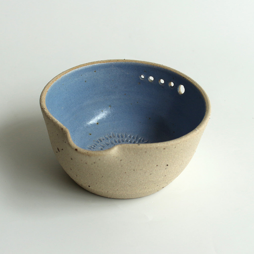 Cornflower Blue Herb Shredder Bowl - Habulous