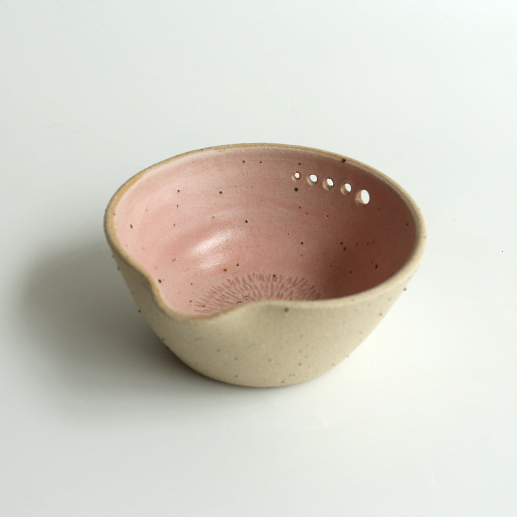 Pale Pink Herb Shredder Bowl - Habulous