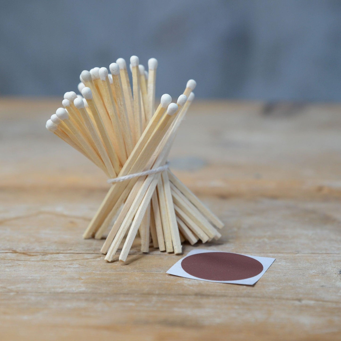 10cm Safety Matches with Striker Pad - Habulous. Long safety matches.