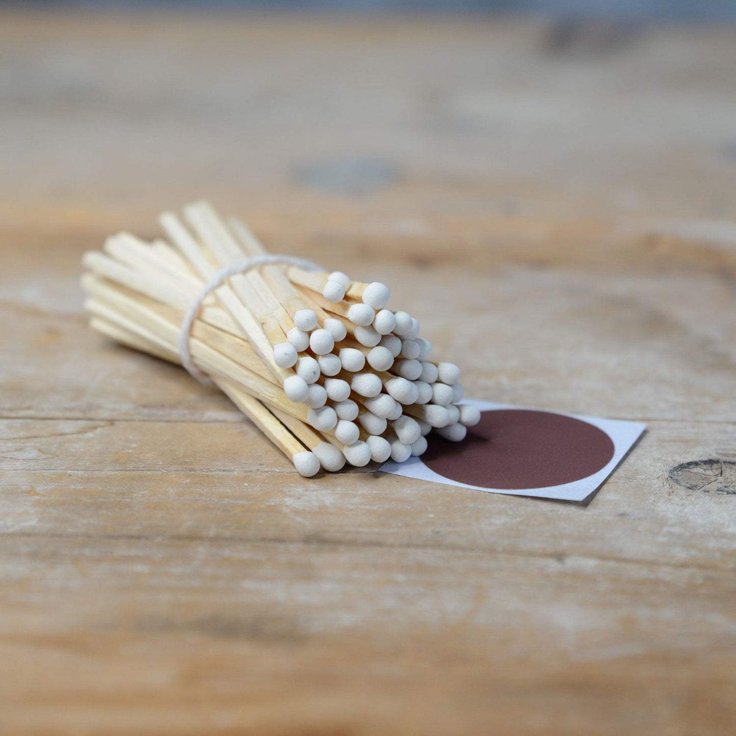 10cm Safety Matches with Striker Pad - Habulous. Long safety matches.