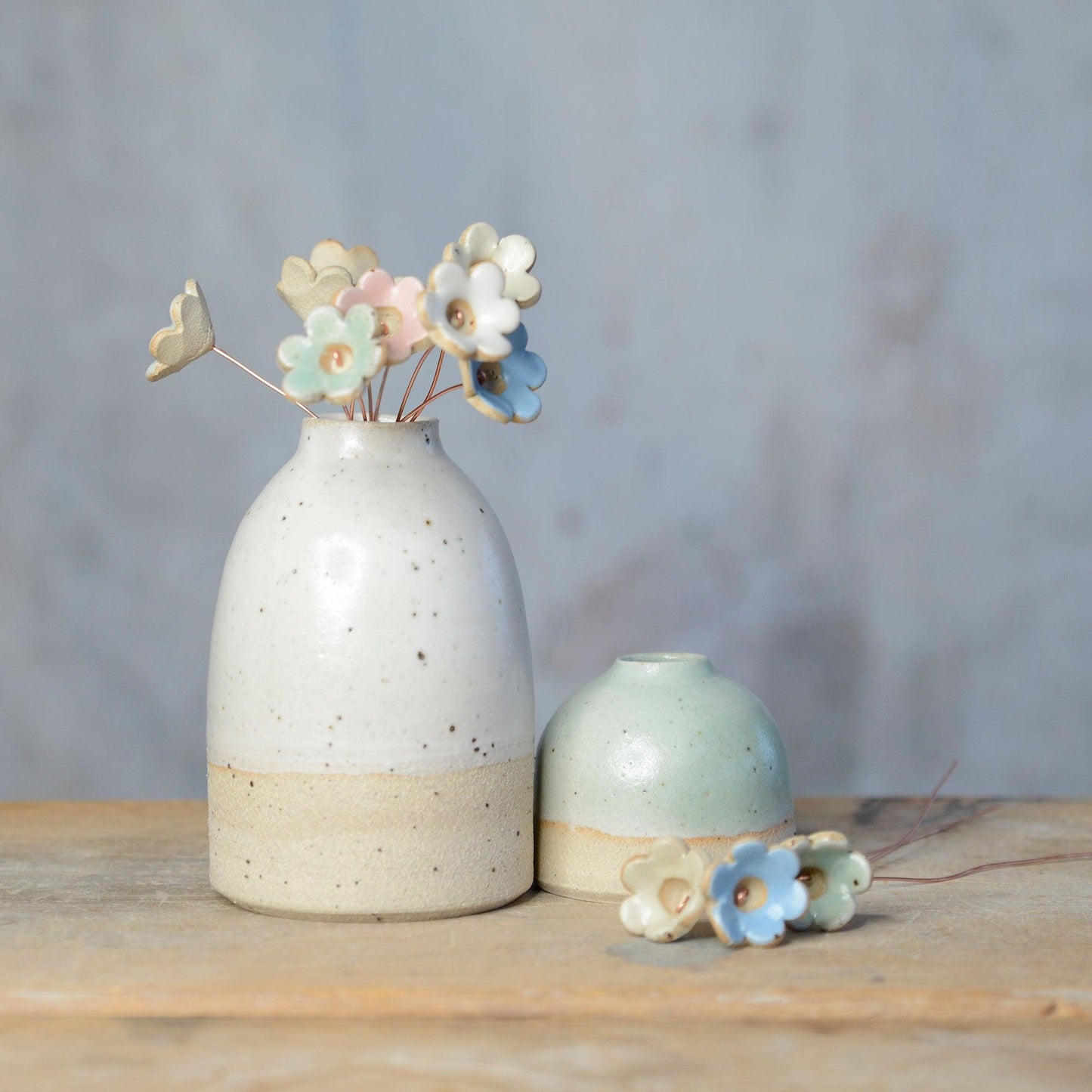 Flower Name Card Holder Wedding Favour Stone - Habulous