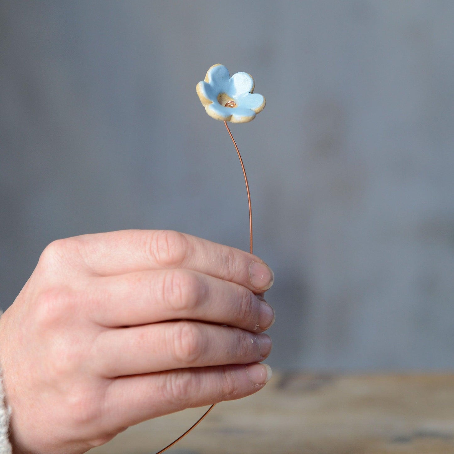 Flower Name Card Holder Wedding Favour Stone - Habulous