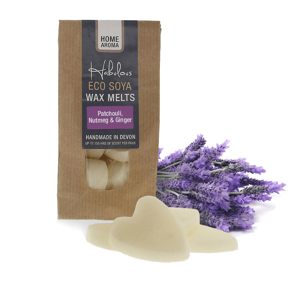 Patchouli, Nutmeg & Ginger Eco Soya Wax Melts Pack - Habulous