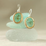 Emerald Reef Oval Drop Earrings - Habulous