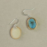 Blue Reef Oval Drop Earrings - Habulous