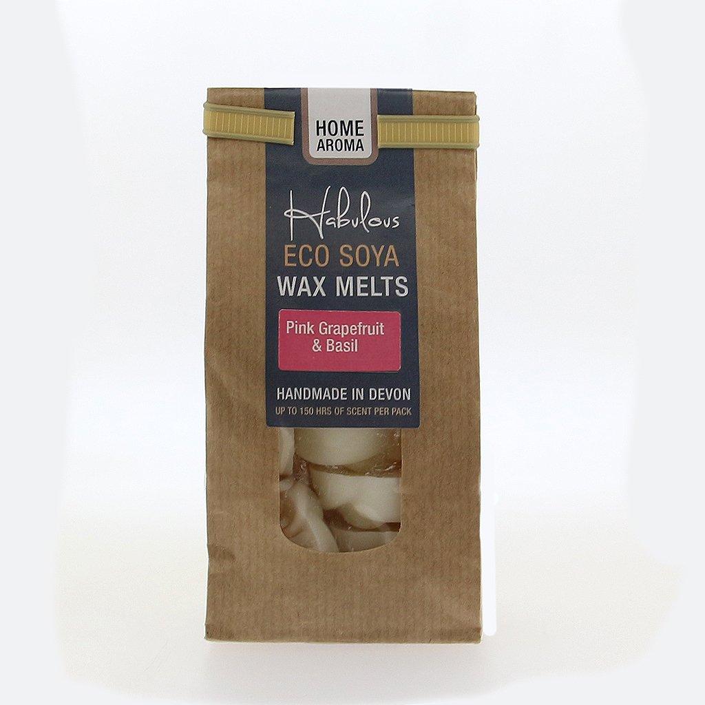 Pink Grapefruit & Basil Eco Soya Wax Melts Pack - Habulous