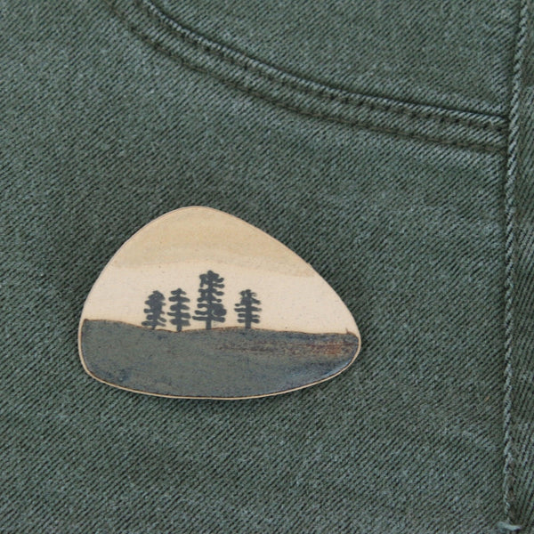 Moorland Treeline Brooch - Habulous
