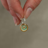 Emerald Pool Sterling Silver Small Hoops - Habulous