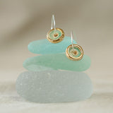 Emerald Pool Sterling Silver Small Hoops - Habulous