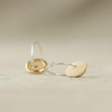 Crystal Pool Sterling Silver Small Hoops - Habulous