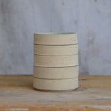Stack of five stoneware nibbles bowls